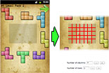Example of a level of a game